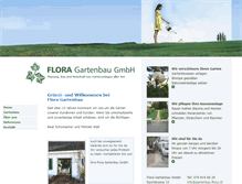 Tablet Screenshot of gartenbau-flora.ch